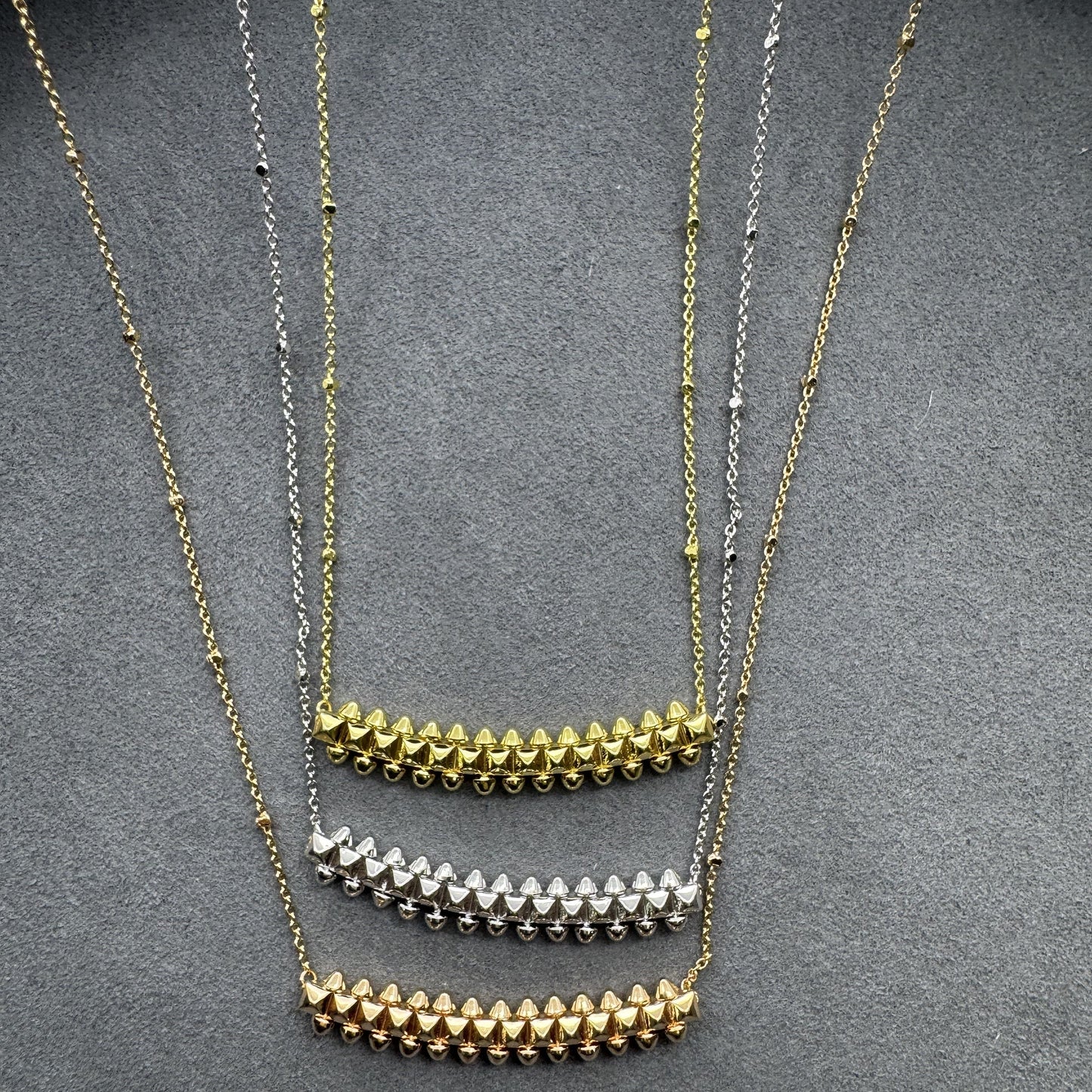Cartier-style Bullet Necklace