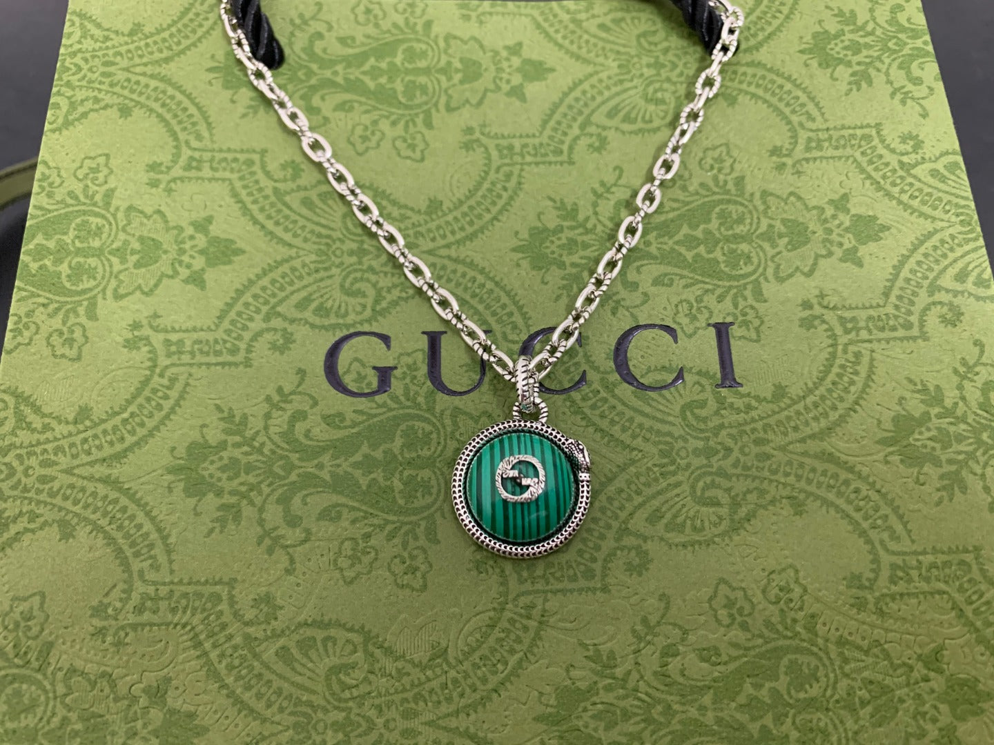 Gucci Vintage Double G Necklace