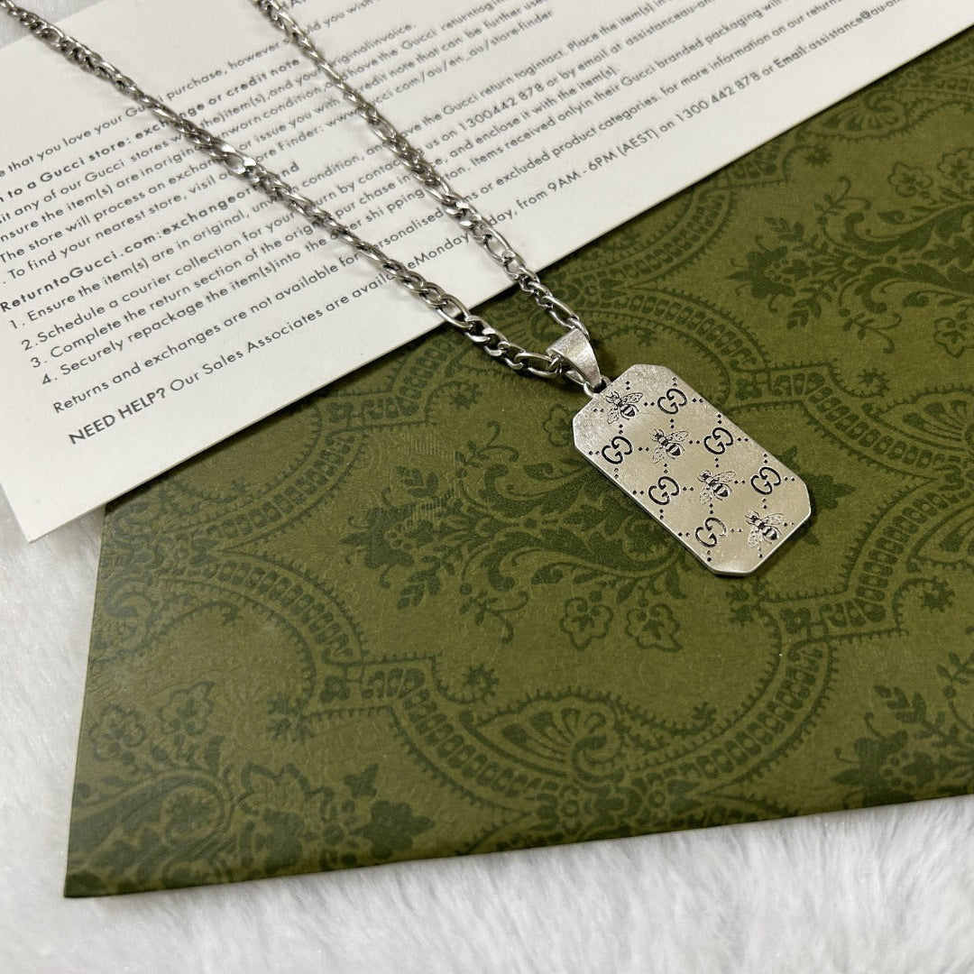 Gucci Double G Bee Necklace