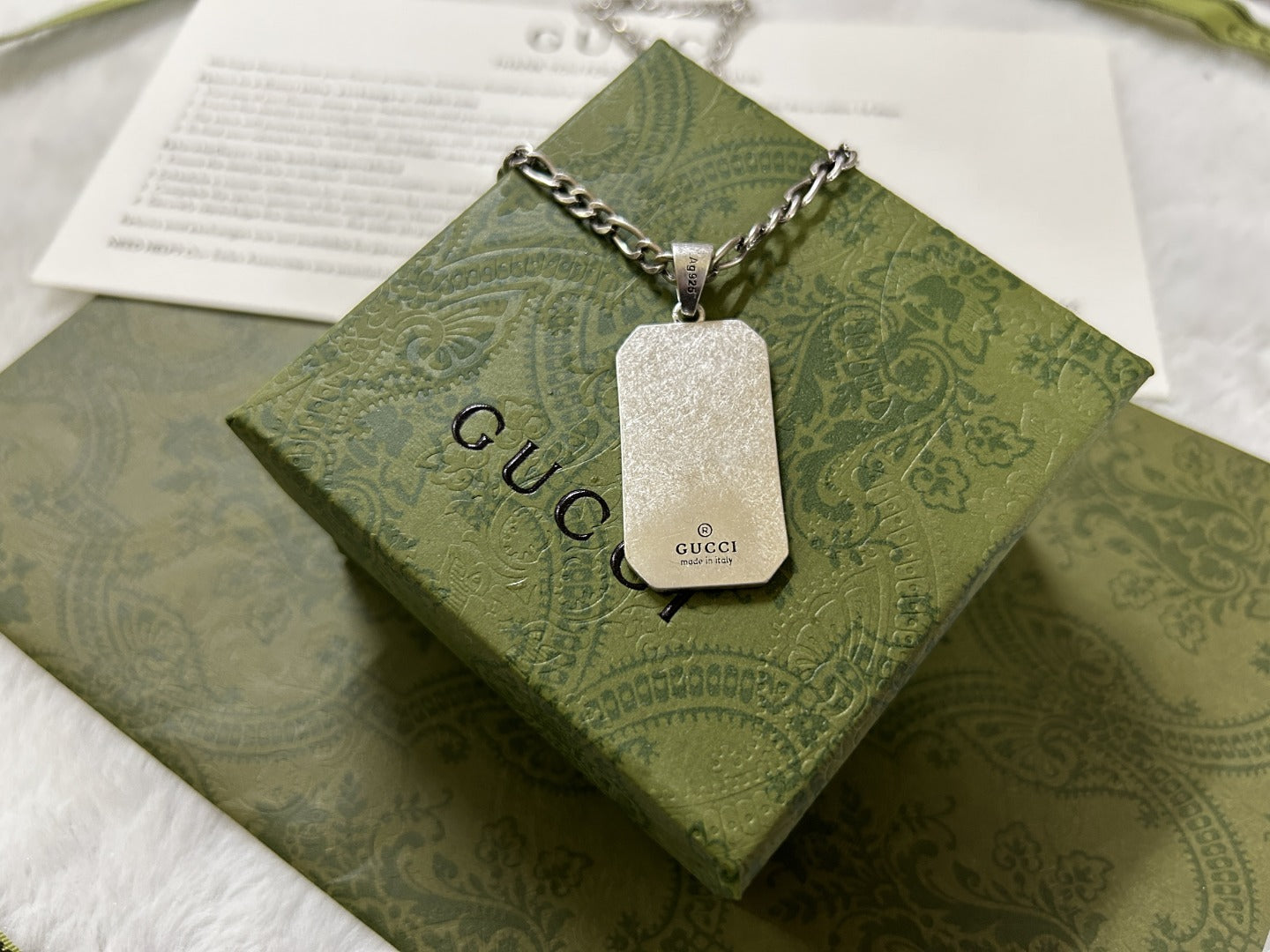 Gucci Double G Bee Necklace