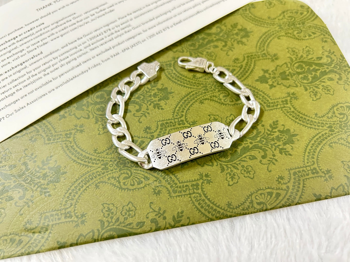 Gucci Double G Bee Bracelet