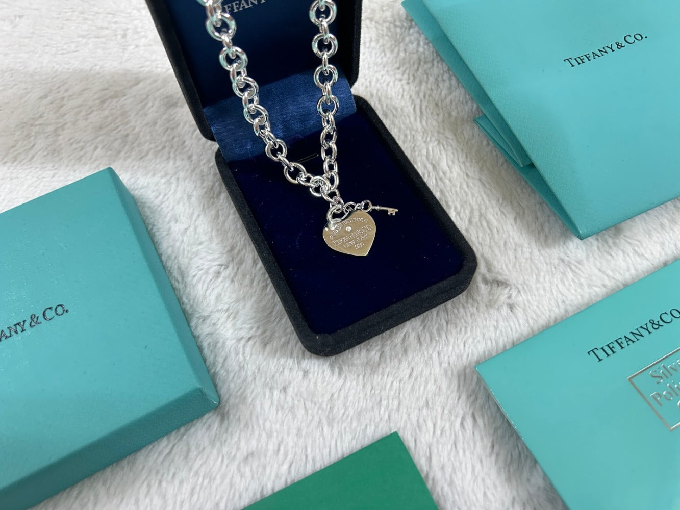 Tiffany & Co. 925 Silver Heart Necklace