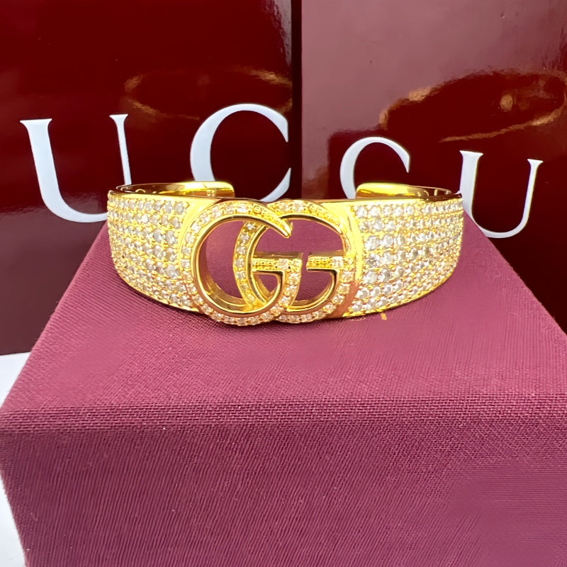 Gucci Crystal Double G Bracelet