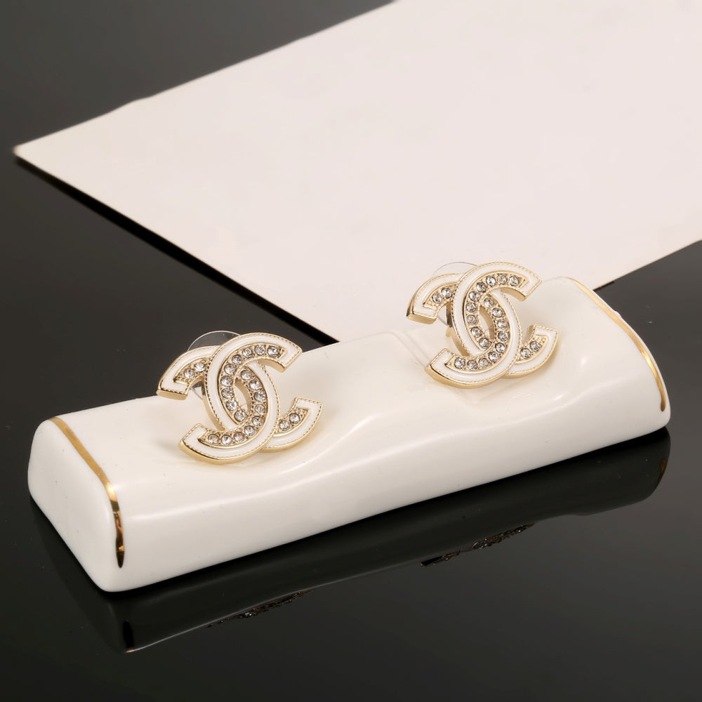 Chanel Double C Earrings