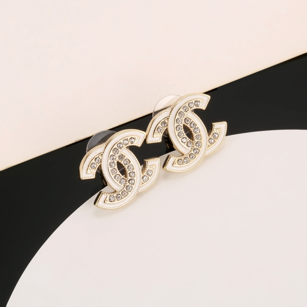 Chanel Double C Earrings