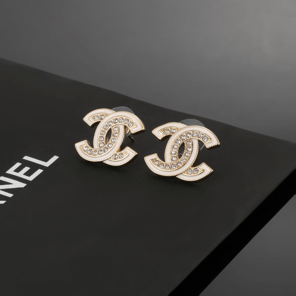 Chanel Double C Earrings