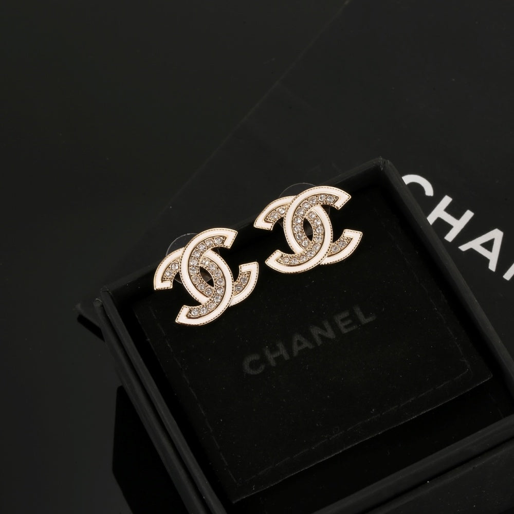 Chanel Double C Earrings